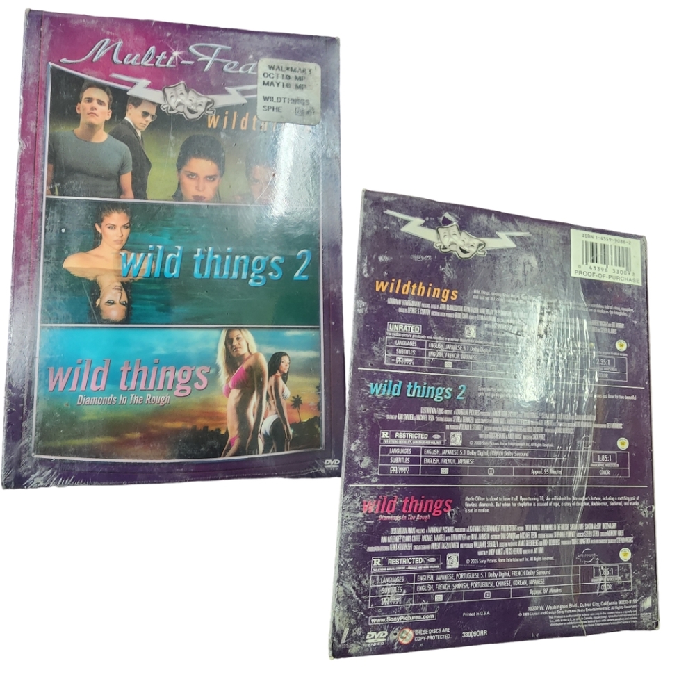Wild Things 1, 2, and 3 DVDs Set New